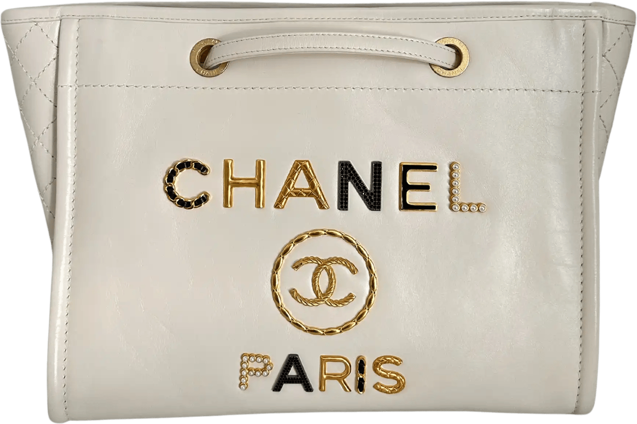 Chanel Chanel Deauville Charms Small aged Calfskin 2021 / very good Zwart