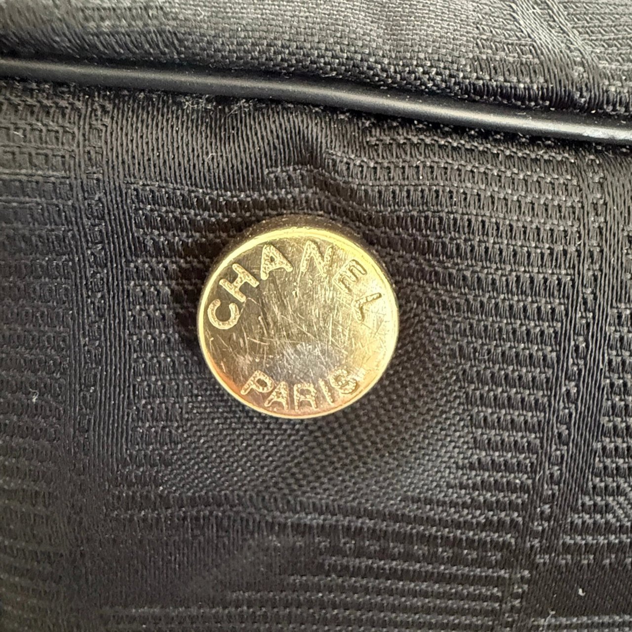 Chanel Chanel New Travel Line Tote Bag Black / very good Zwart