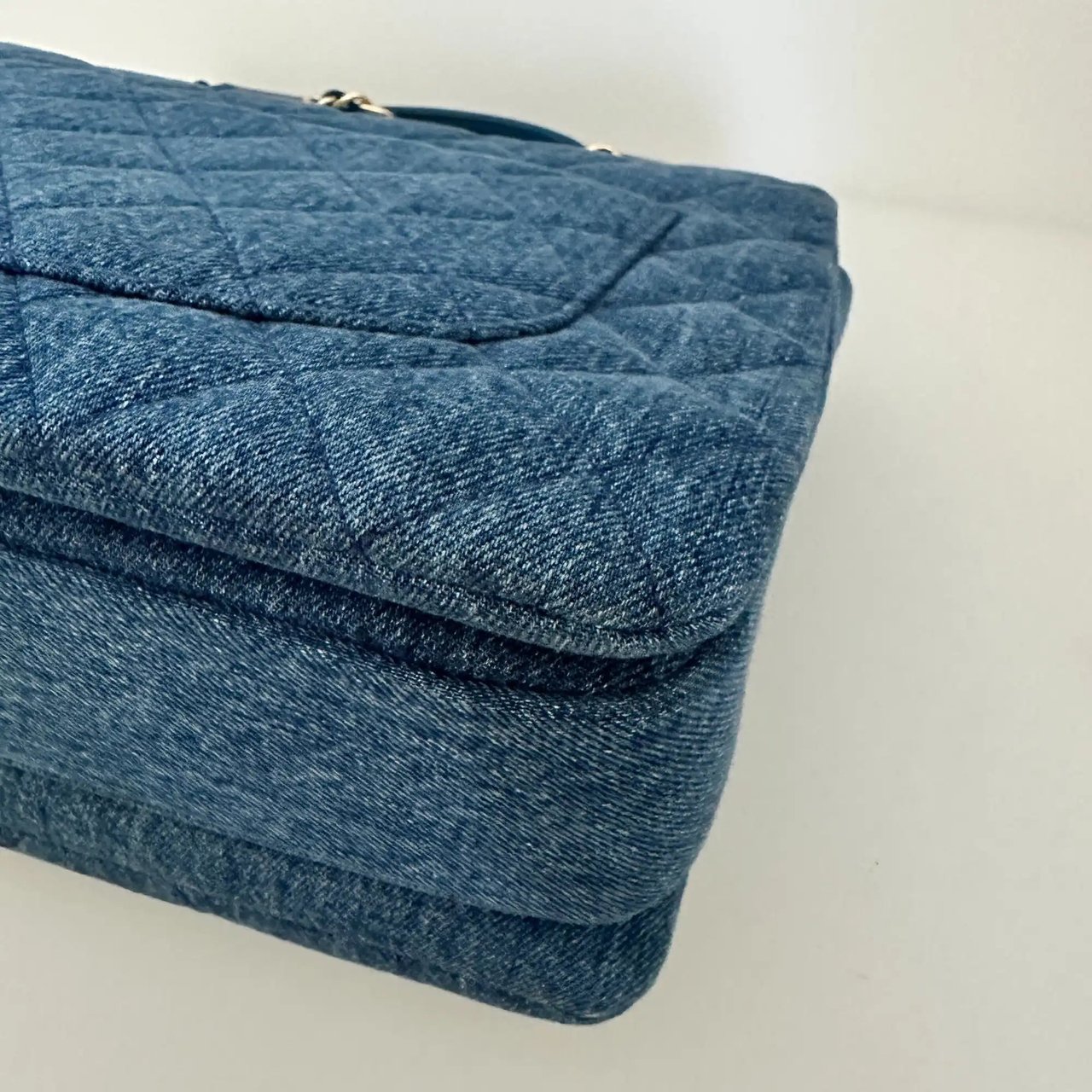 Chanel Chanel Trendy CC Top Handle Large Denim Blue / very good Blauw