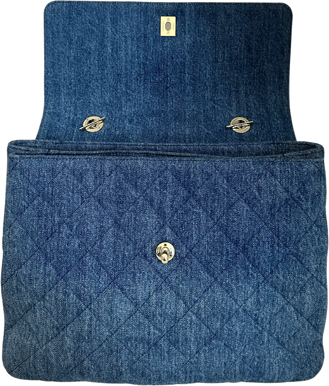 Chanel Chanel Trendy CC Top Handle Large Denim Blue / very good Blauw