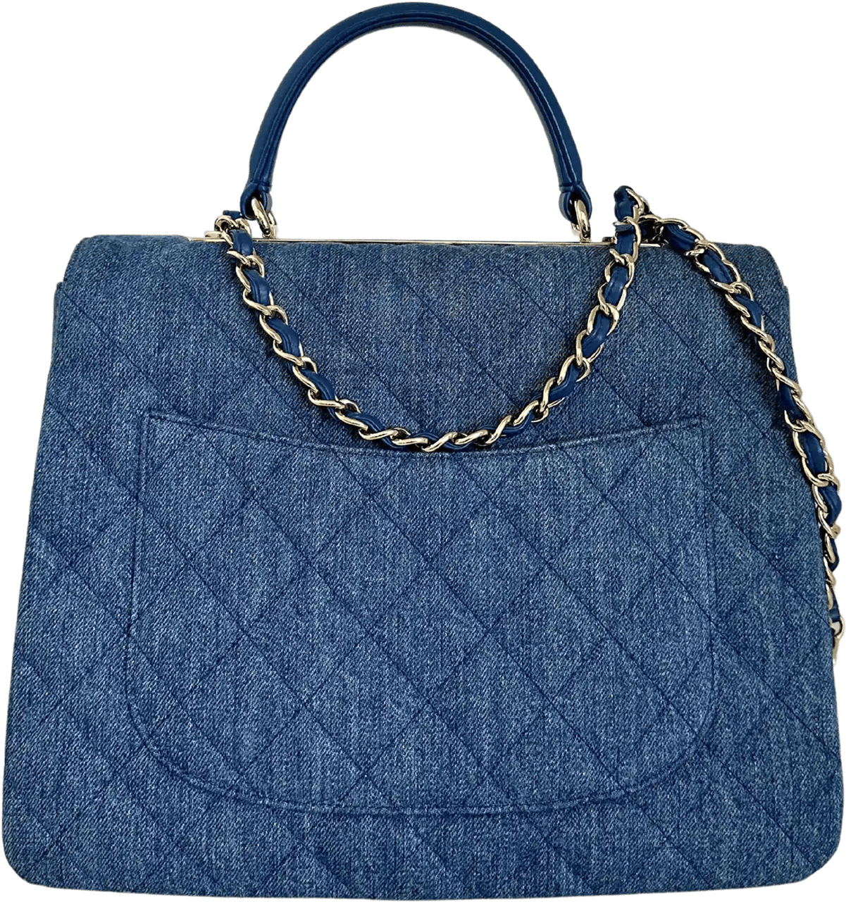 Chanel Chanel Trendy CC Top Handle Large Denim Blue / very good Blauw