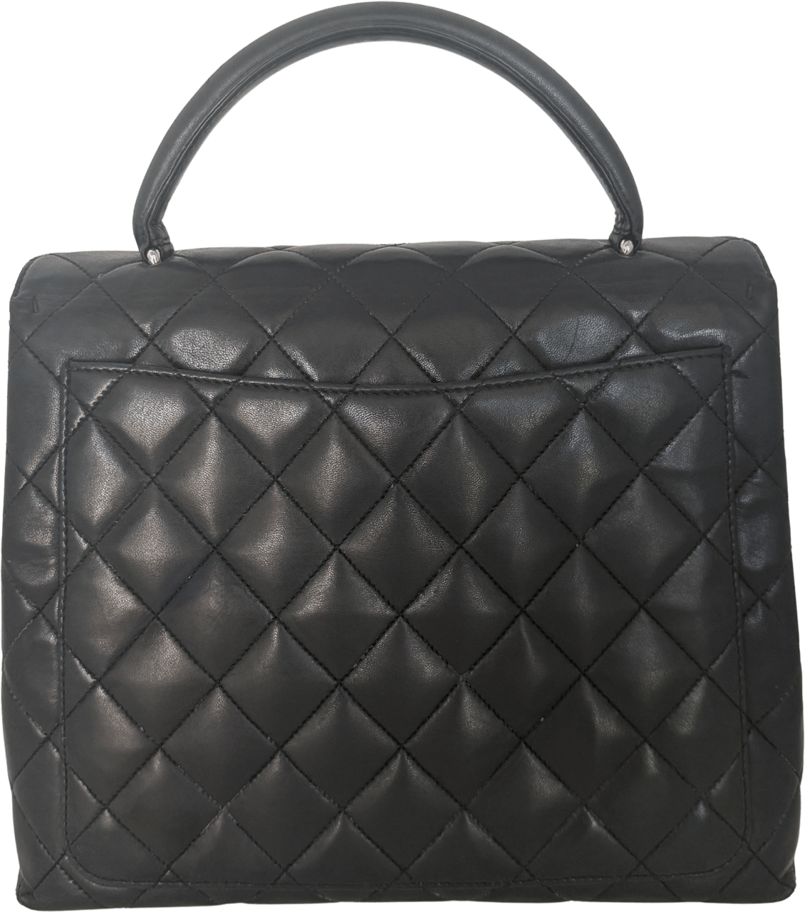Chanel Chanel Matelasse Top Handle Handbag Black / acceptable Zwart