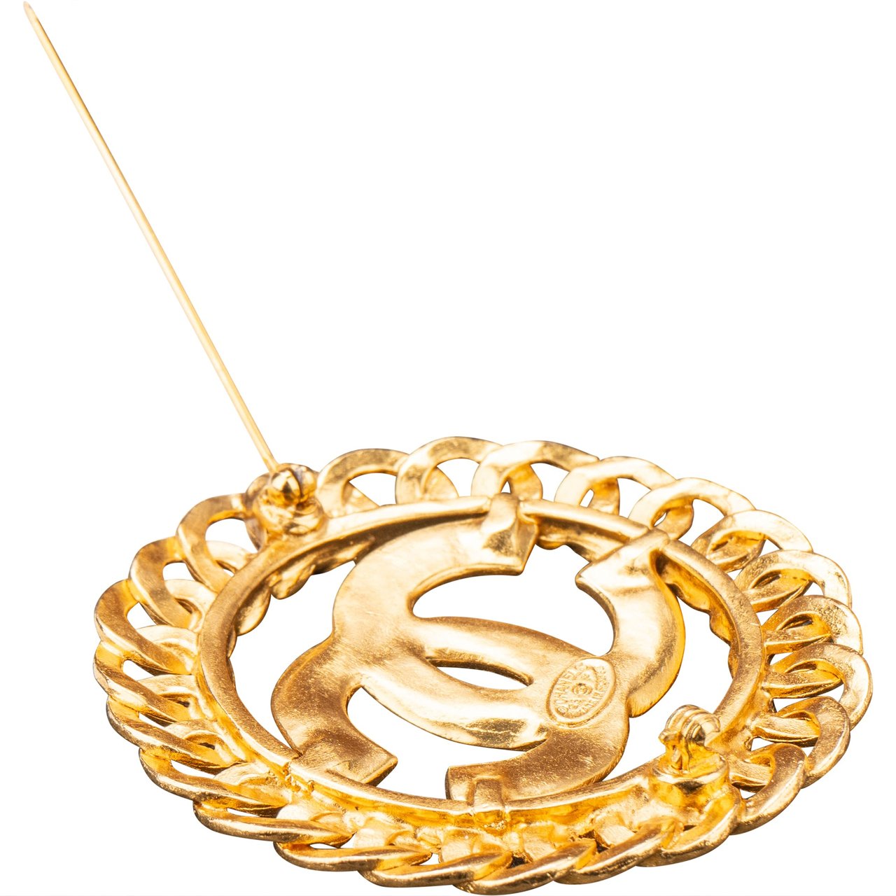 Chanel Chanel Golden Chain Limbs Brooch Divers