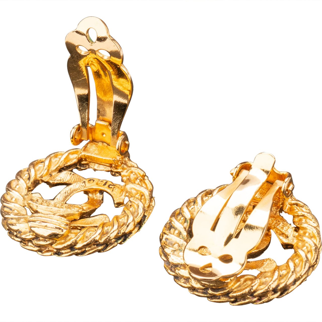 Chanel Chanel Goldem Cocomark Earclips Divers