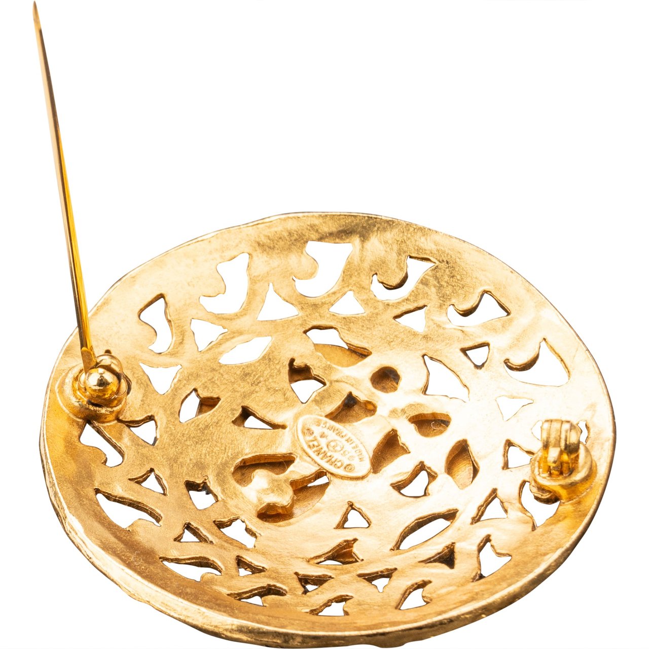 Chanel Chanel Golden Tendril Brooch Divers