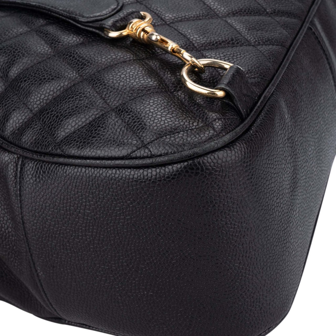 Chanel Chanel Quilted Caviar Leather Chain Backpack Divers