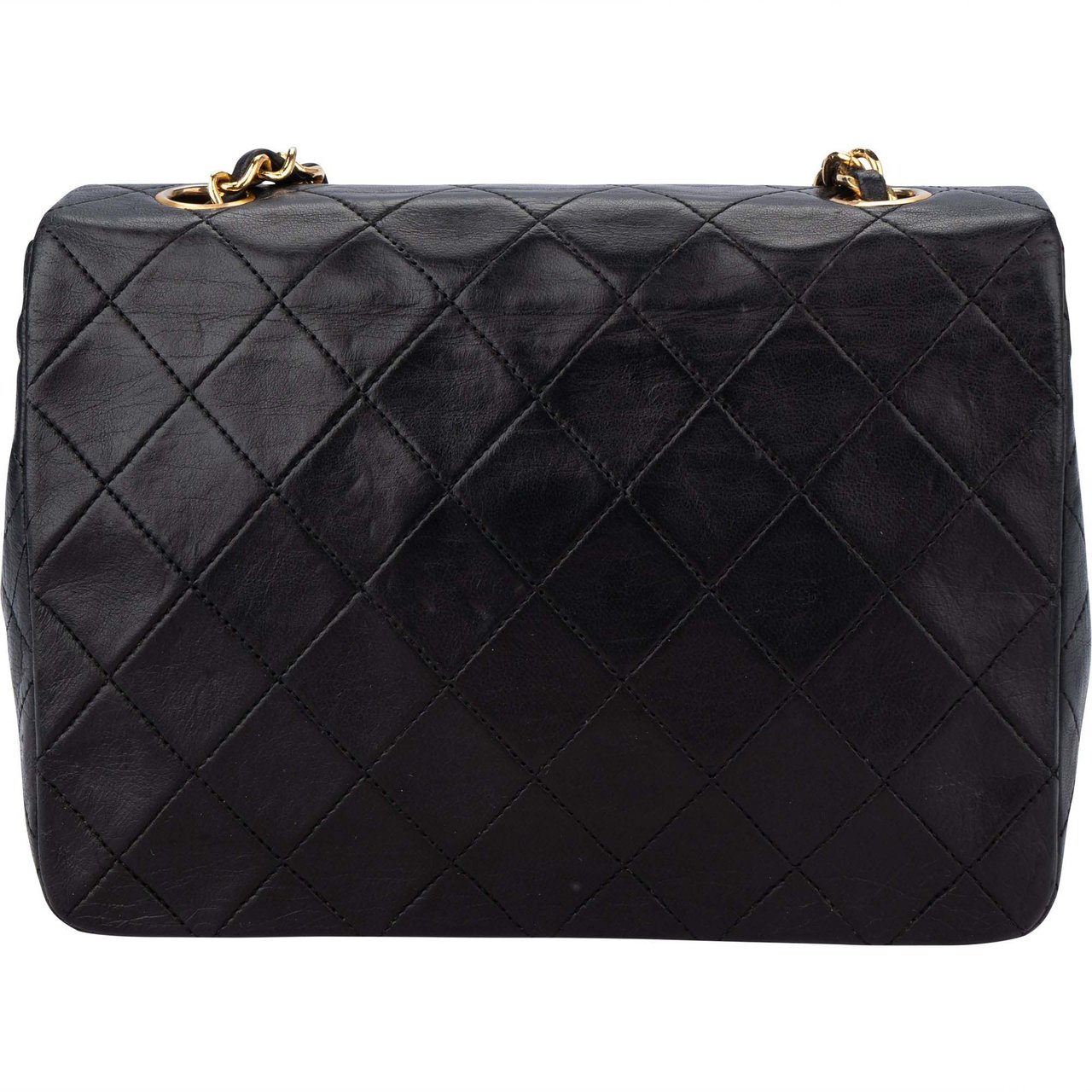 Chanel Chanel Quilted Lambskin 24K Gold Single Flap Crossbody Bag Divers
