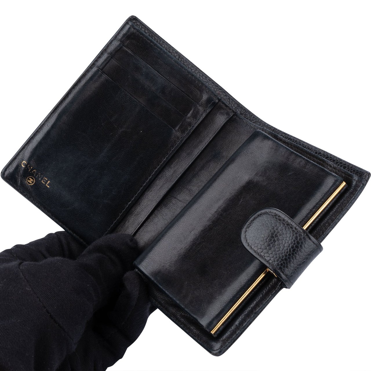 Chanel Chanel Caviar Leather CC Wallet Divers
