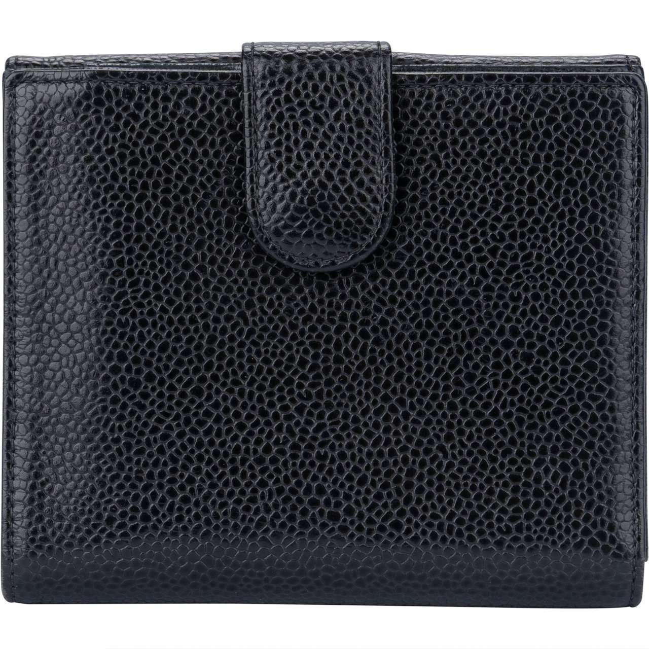 Chanel Chanel Black Caviar Leather CC Wallet Divers