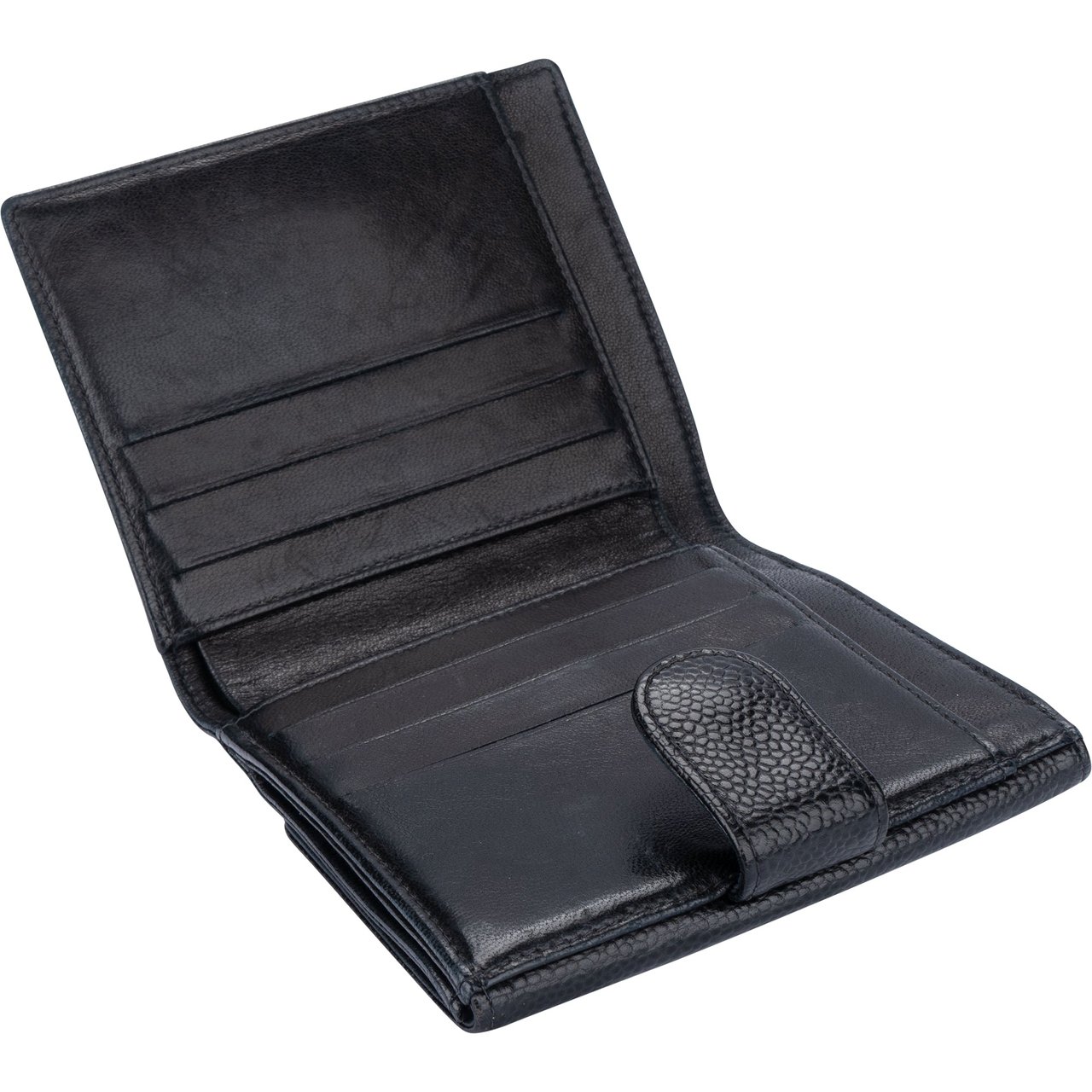 Chanel Chanel Black Caviar Leather CC Wallet Divers