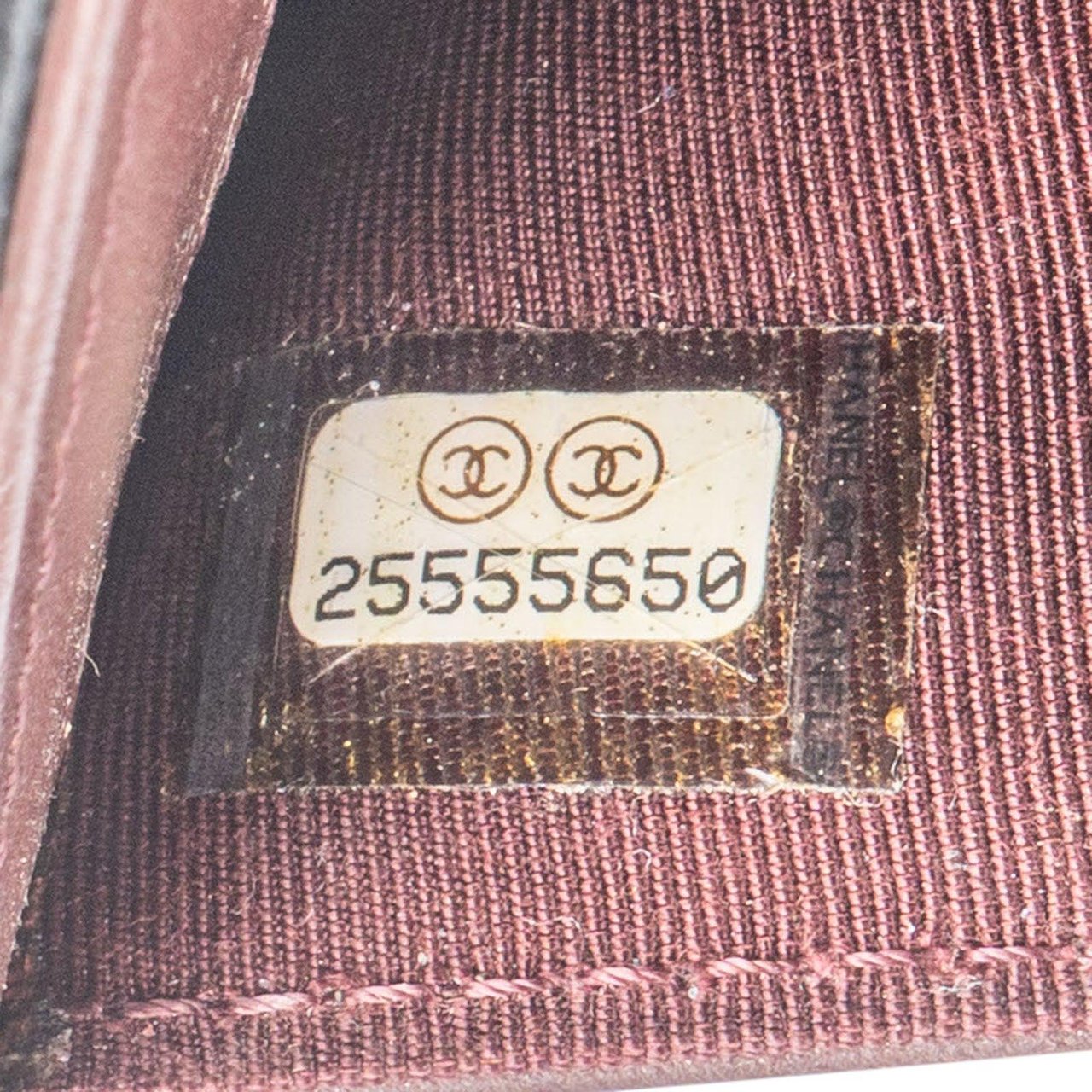 Chanel Chanel Quilted Caviar Leather CC Flap Wallet Zwart