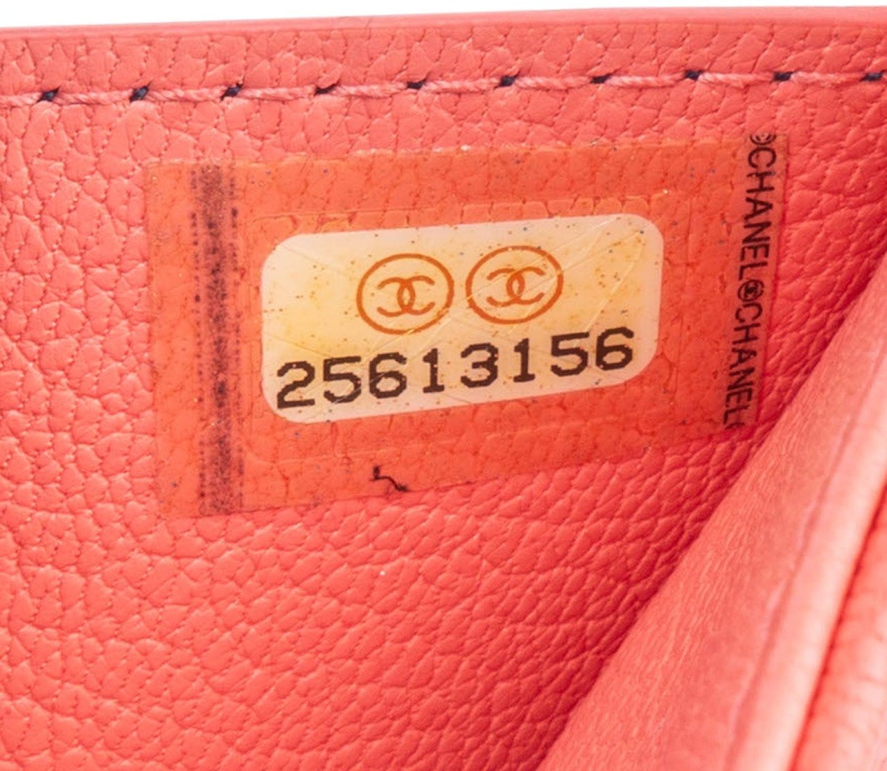 Chanel Chanel Grained Calfskin CC Flower Small Flap Wallet Divers