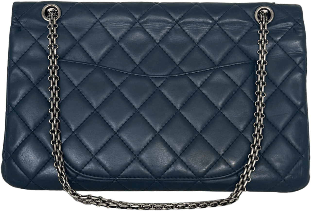 Chanel Chanel 2.55 Reissue 227 Double Flap Bag Marineblau / gut Blauw