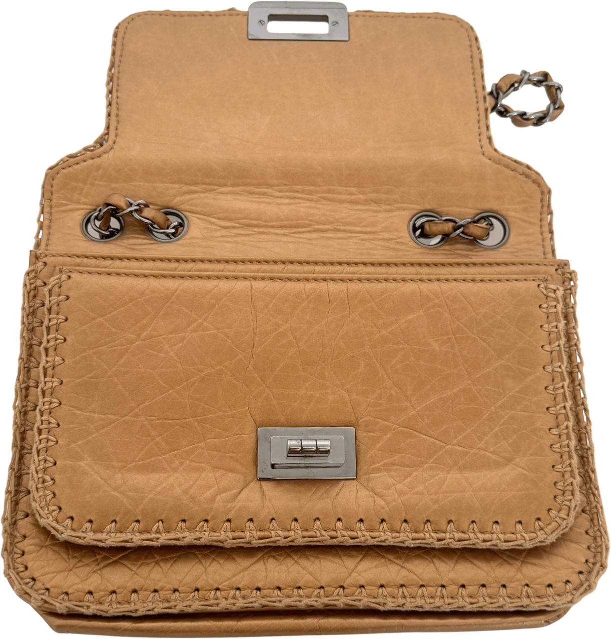 Chanel Chanel Whipstitch Flap Bag Gold / gut Goud