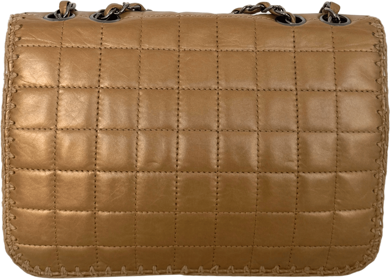 Chanel Chanel Whipstitch Flap Bag Gold / gut Goud