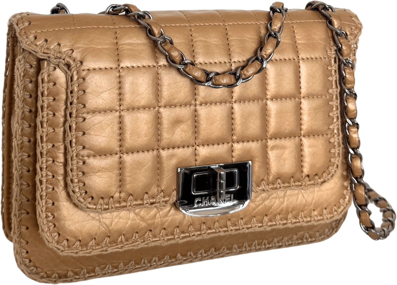 Chanel Chanel Whipstitch Flap Bag Gold / gut Goud