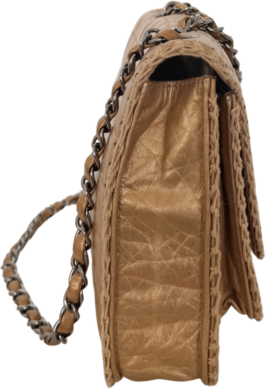 Chanel Chanel Whipstitch Flap Bag Gold / gut Goud