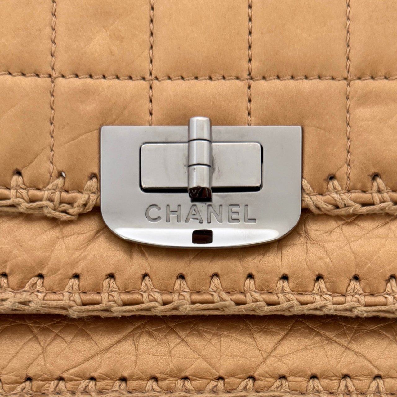 Chanel Chanel Whipstitch Flap Bag Gold / gut Goud