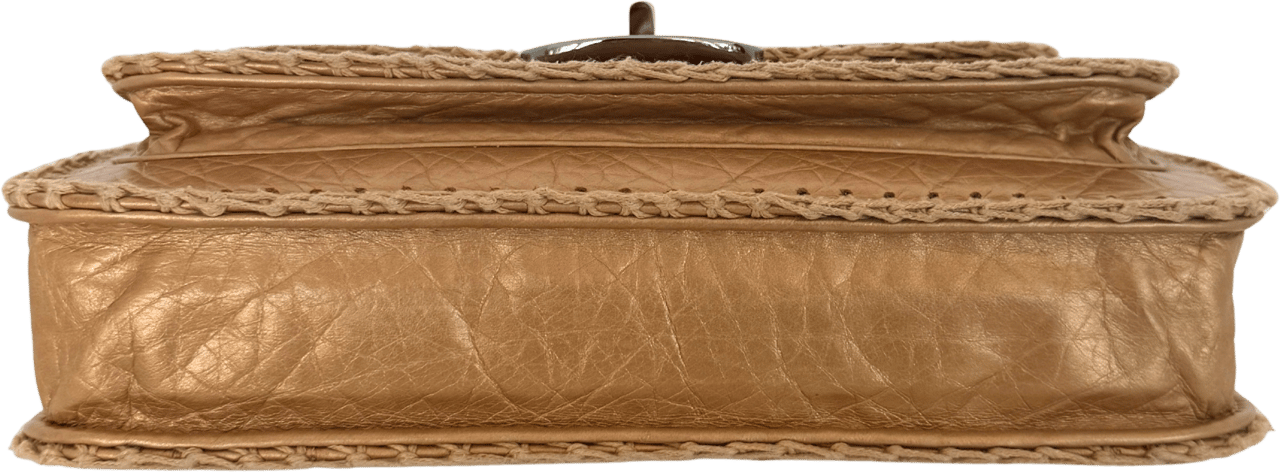 Chanel Chanel Whipstitch Flap Bag Gold / gut Goud