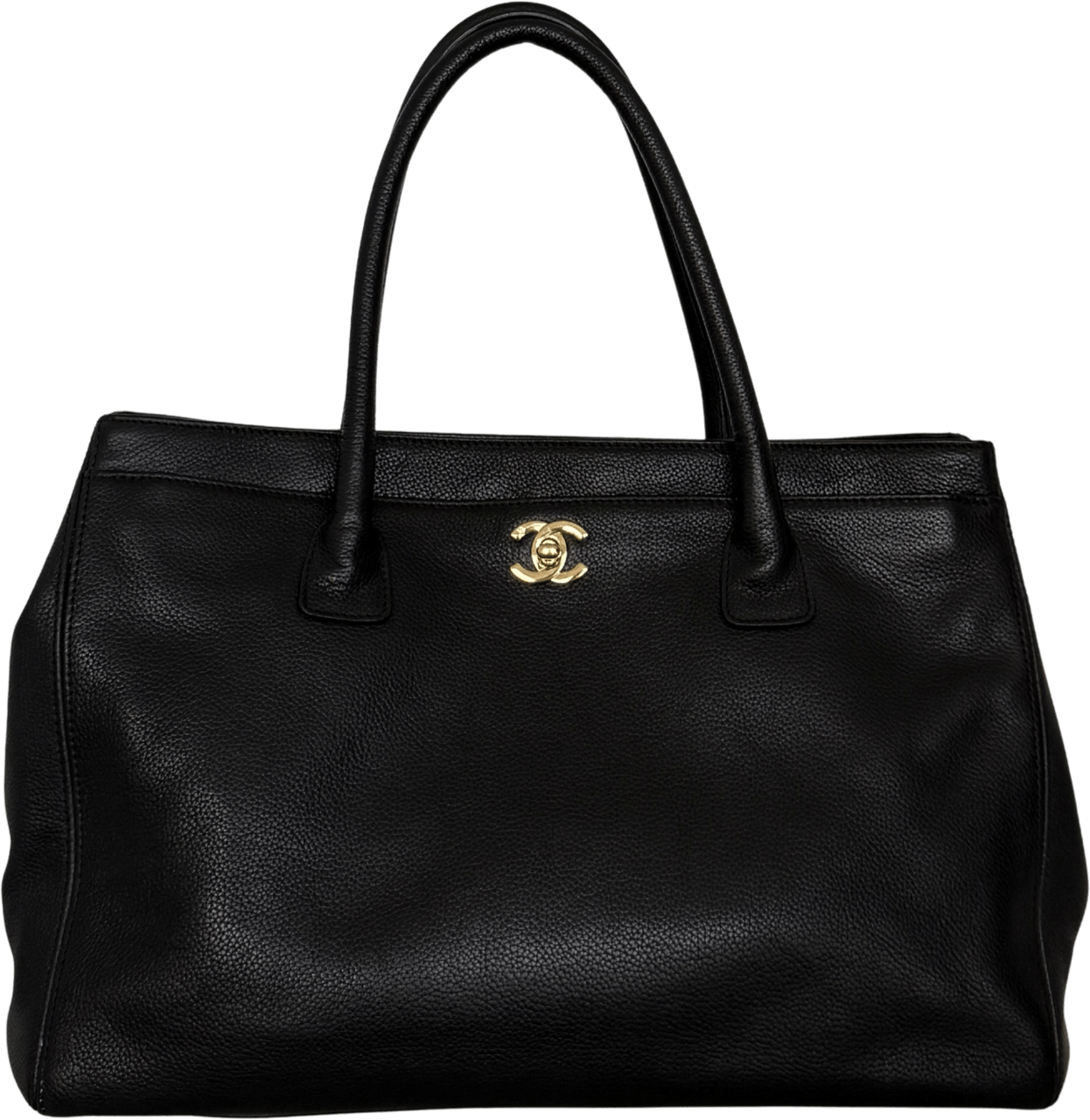Chanel Chanel Executive Tote Bag Schwarz / sehr gut Zwart