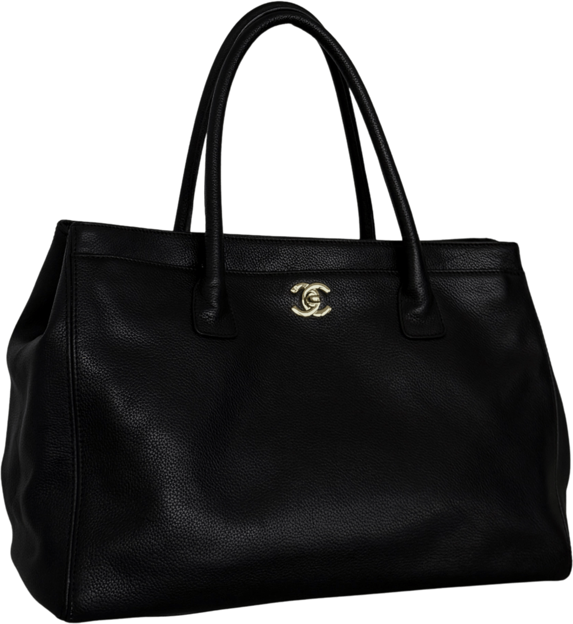 Chanel Chanel Executive Tote Bag Schwarz / sehr gut Zwart