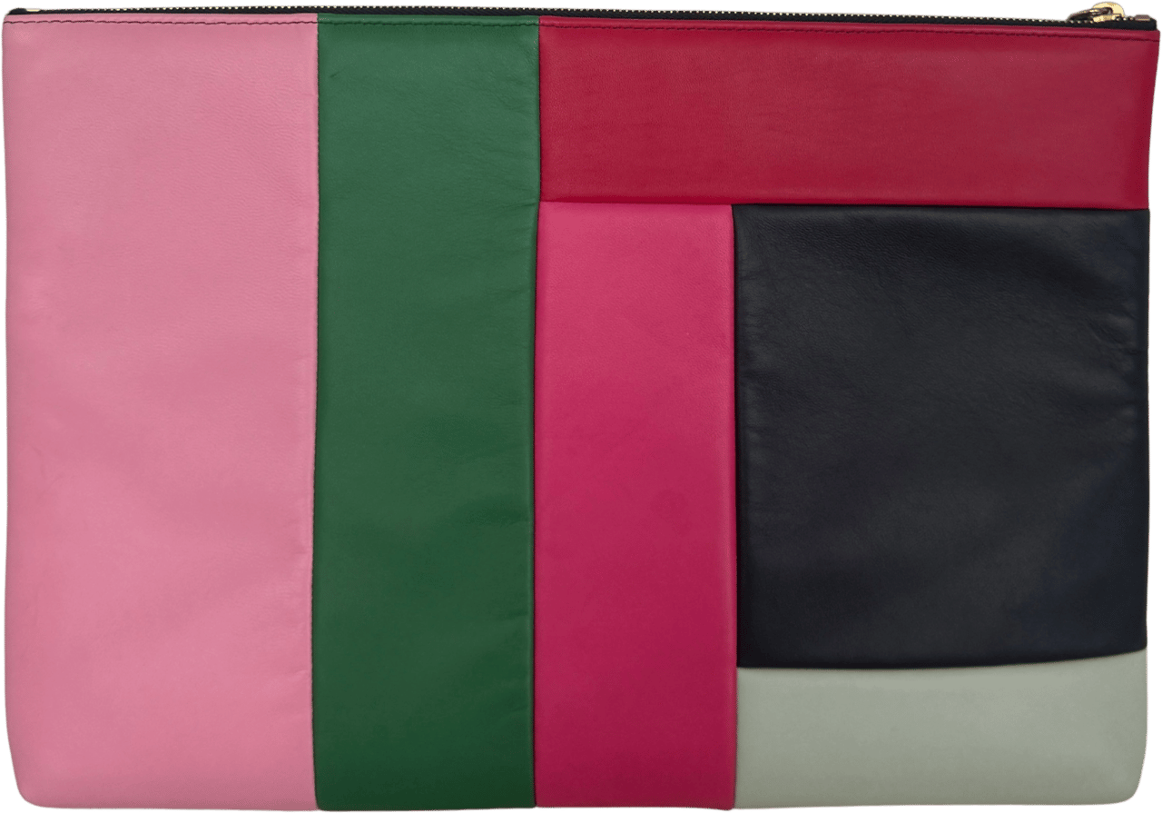 Chanel Chanel 2015 CC Colour Block Clutch Multicolor / gut Divers