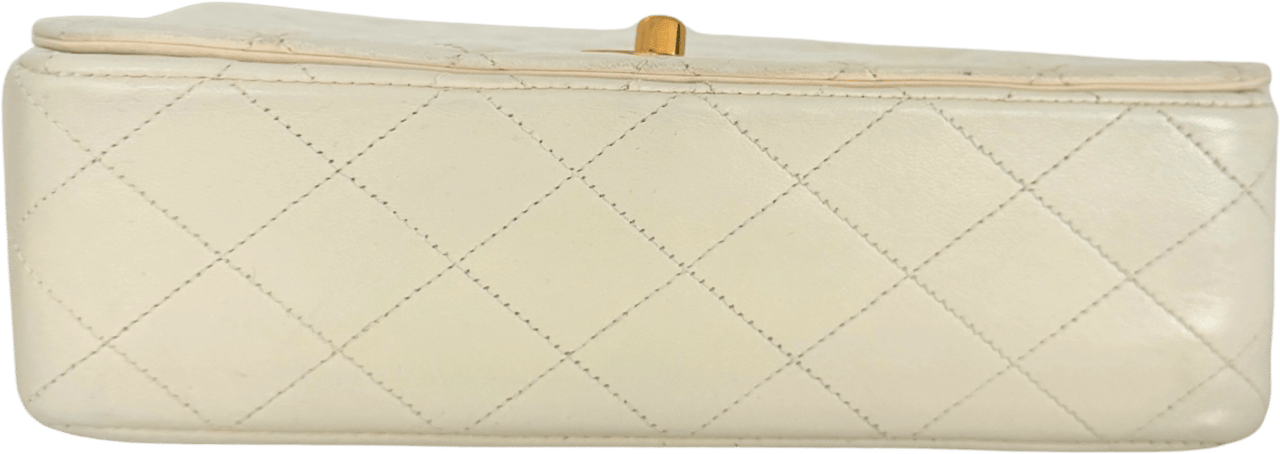 Chanel Chanel Timeless Single Flap Small white / good Wit