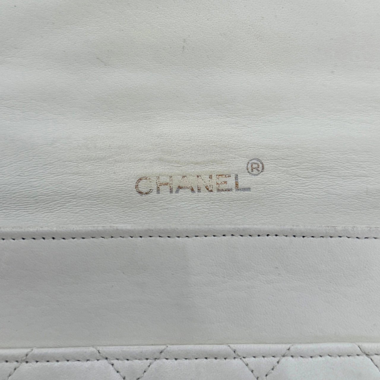 Chanel Chanel Timeless Single Flap Small white / good Wit