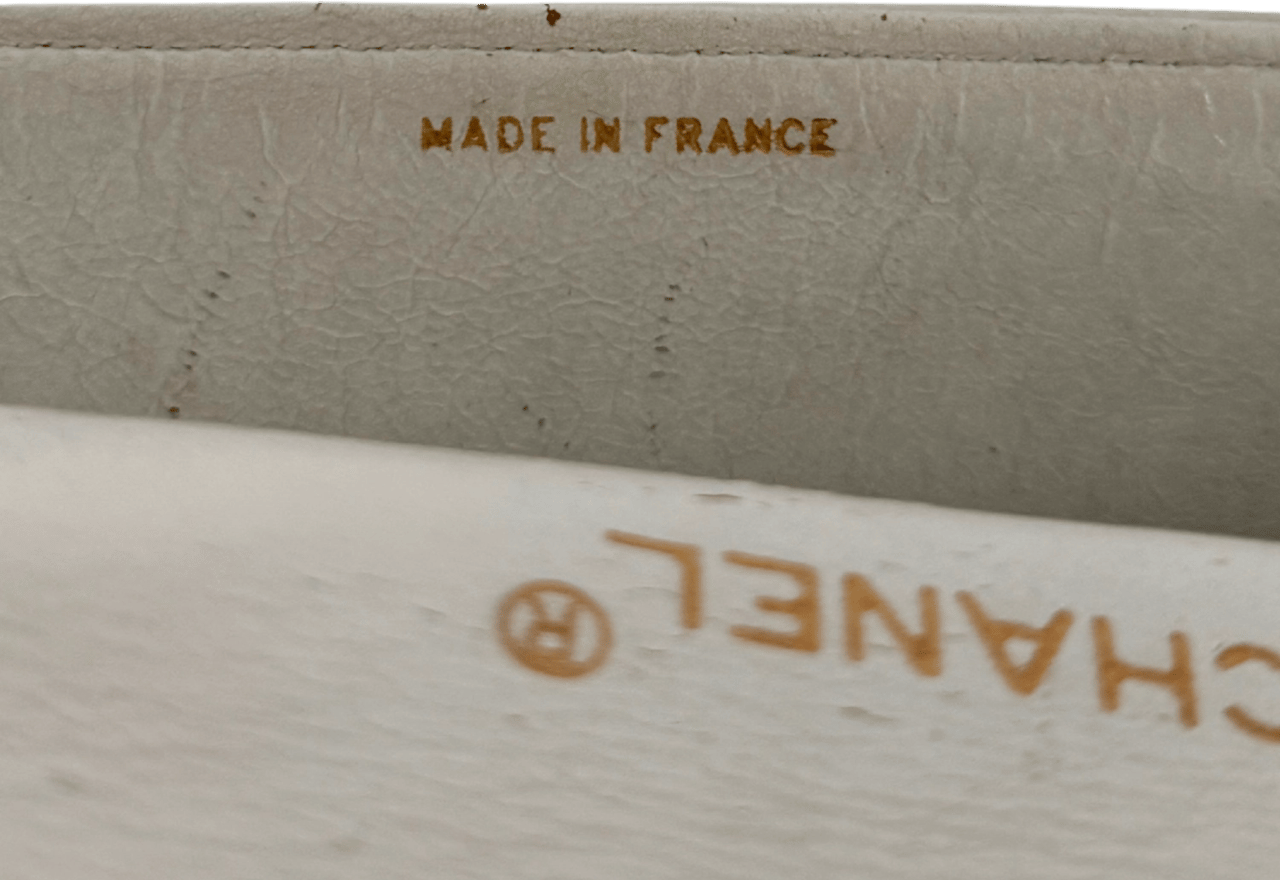 Chanel Chanel Timeless Single Flap Small white / good Wit