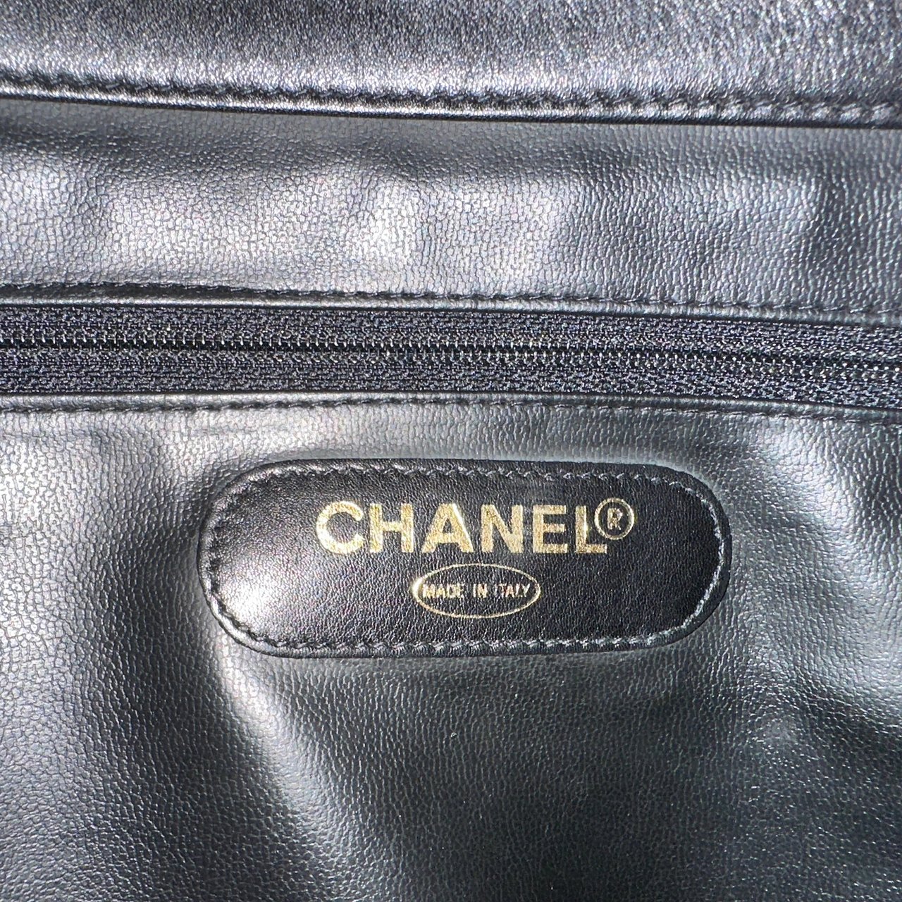 Chanel Chanel Supermodel Weekender leather black rarity / very good Zwart