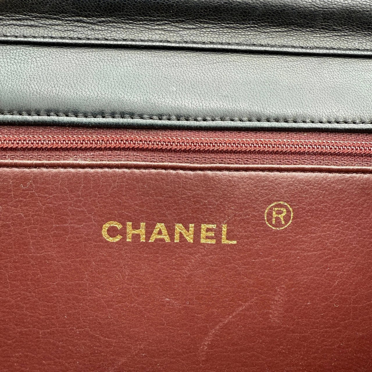 Chanel Chanel Timeless Wallet on Chain WOC Lambskin Black / good Zwart