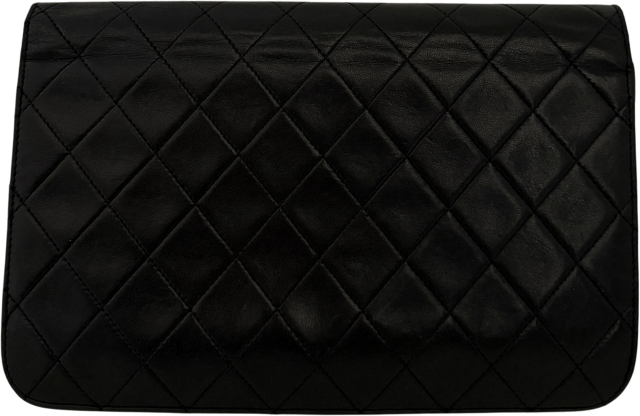 Chanel Chanel Timeless Wallet on Chain WOC Lambskin Black / good Zwart