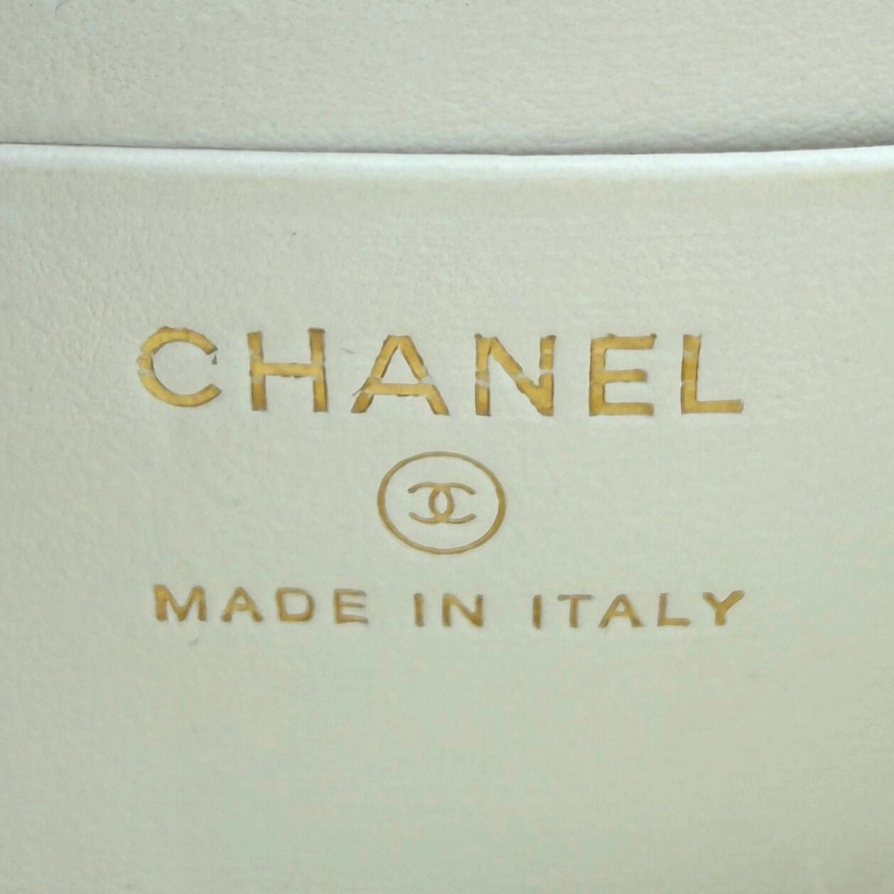 Chanel Chanel Mini Flap Bag Weiß / sehr gut Wit