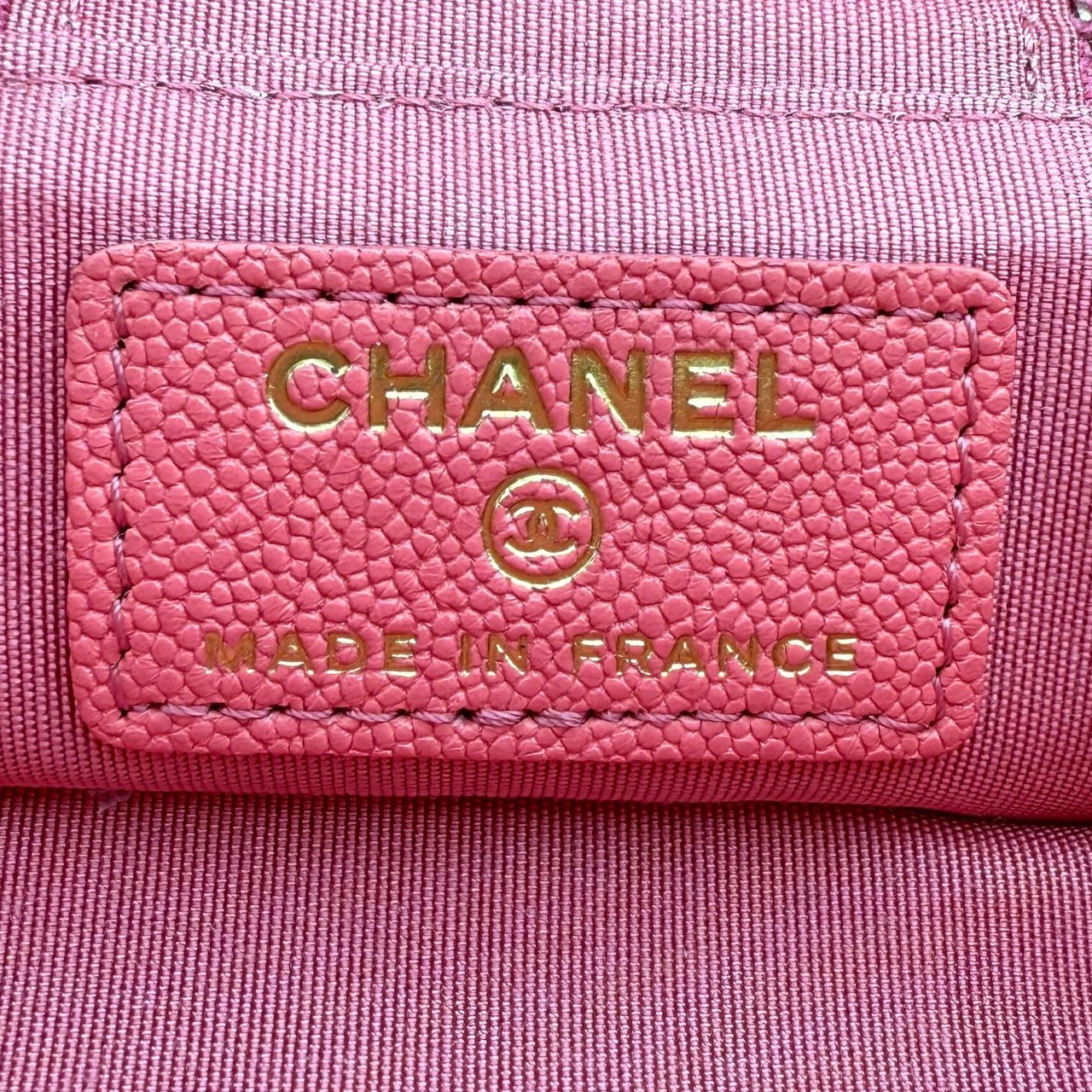 Chanel Chanel Mini Top Handle Vanity Tasche Pink / sehr gut Roze