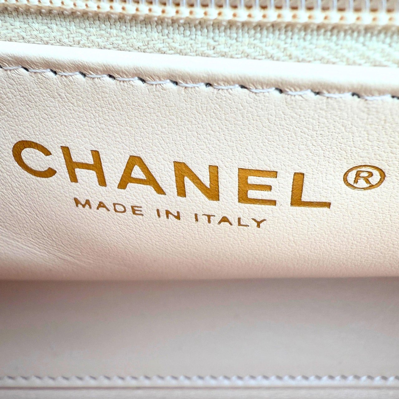 Chanel Chanel Kelly Mini Nano Shopper Handtasche Beige Fullset / neuwertig Beige