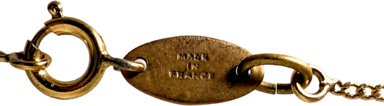 Chanel Chanel CC Halskette Gold / sehr gut Goud