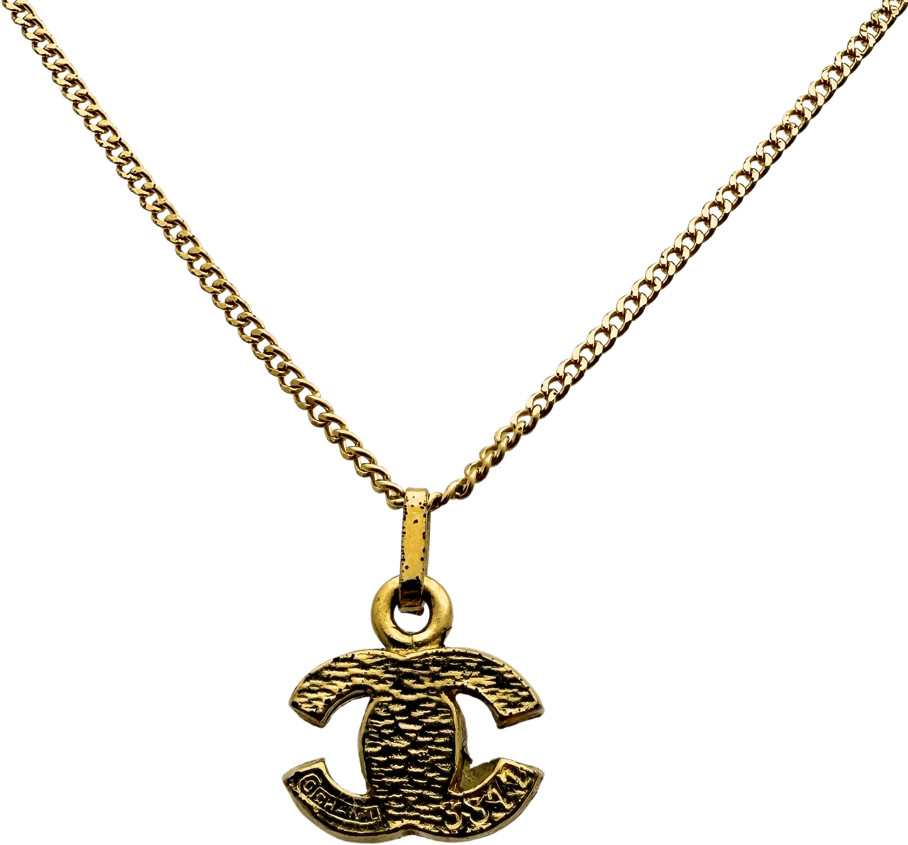 Chanel Chanel CC Halskette Gold / sehr gut Goud