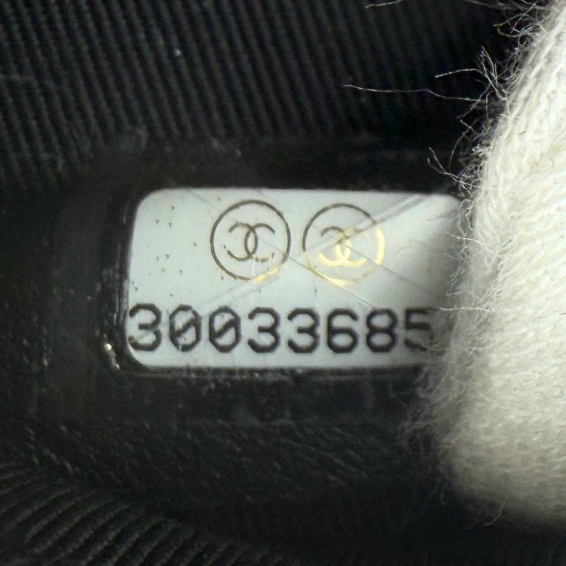 Chanel Chanel Round As Earth Tweed Crossbody Bag Schwarz / neuwertig Zwart