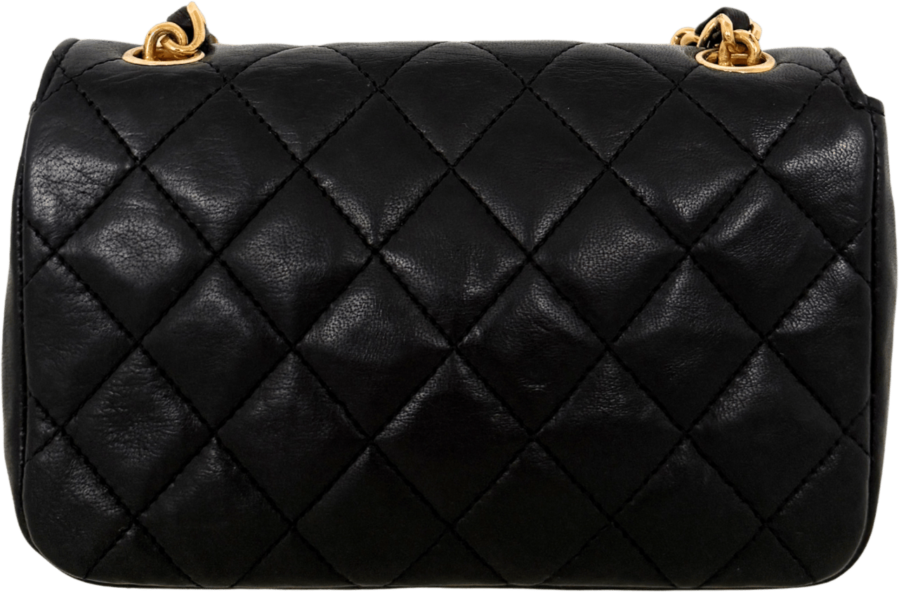 Chanel Chanel Mini Single Flap Bag Schwarz / gut Zwart