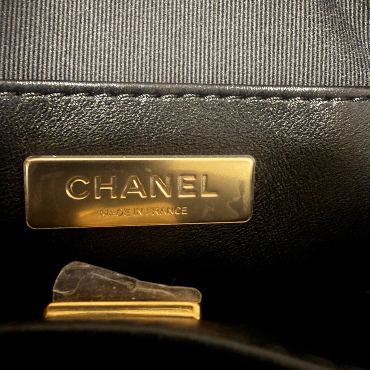 Chanel Walk of Fame Star Bag black lambskin full set Zwart