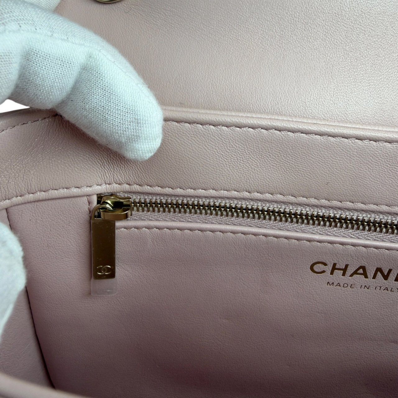 Chanel Trendy Chain CC Flap Dual Handle Light Pink Fullset / neuwertig Roze