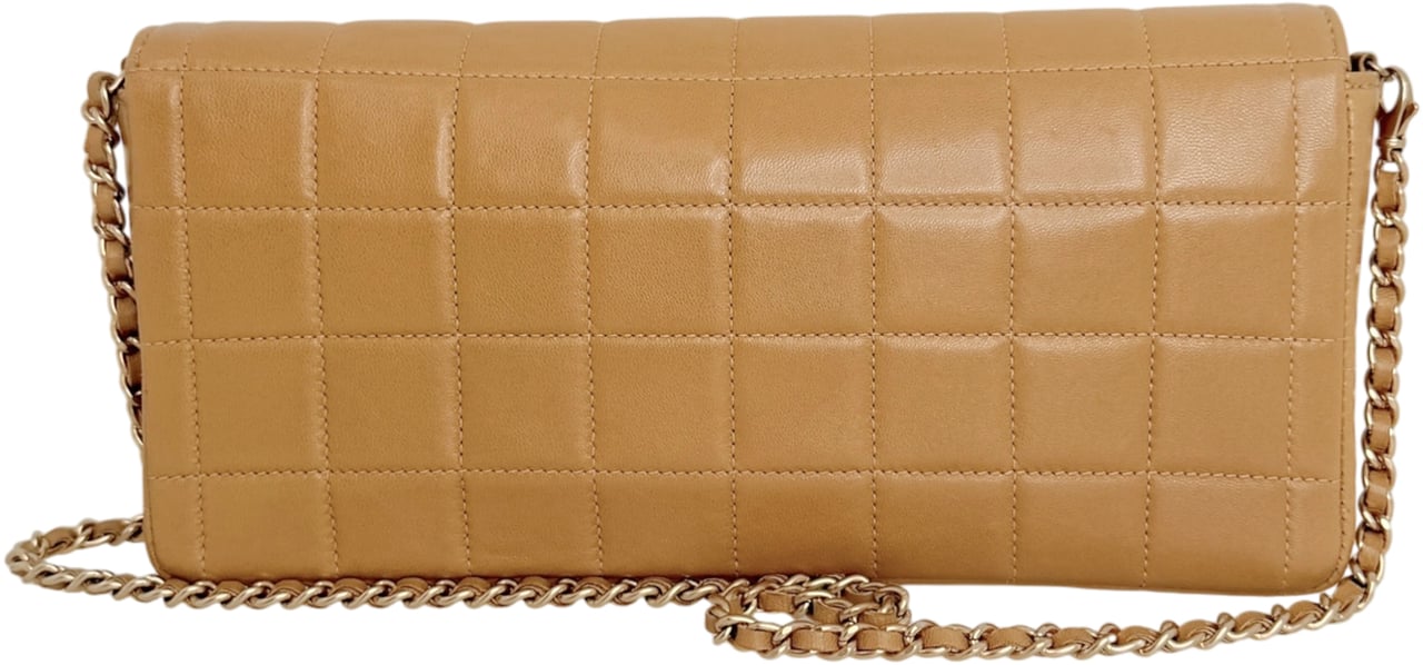 Chanel Chocolate Bar Bag Lammleder beige / sehr gut Beige