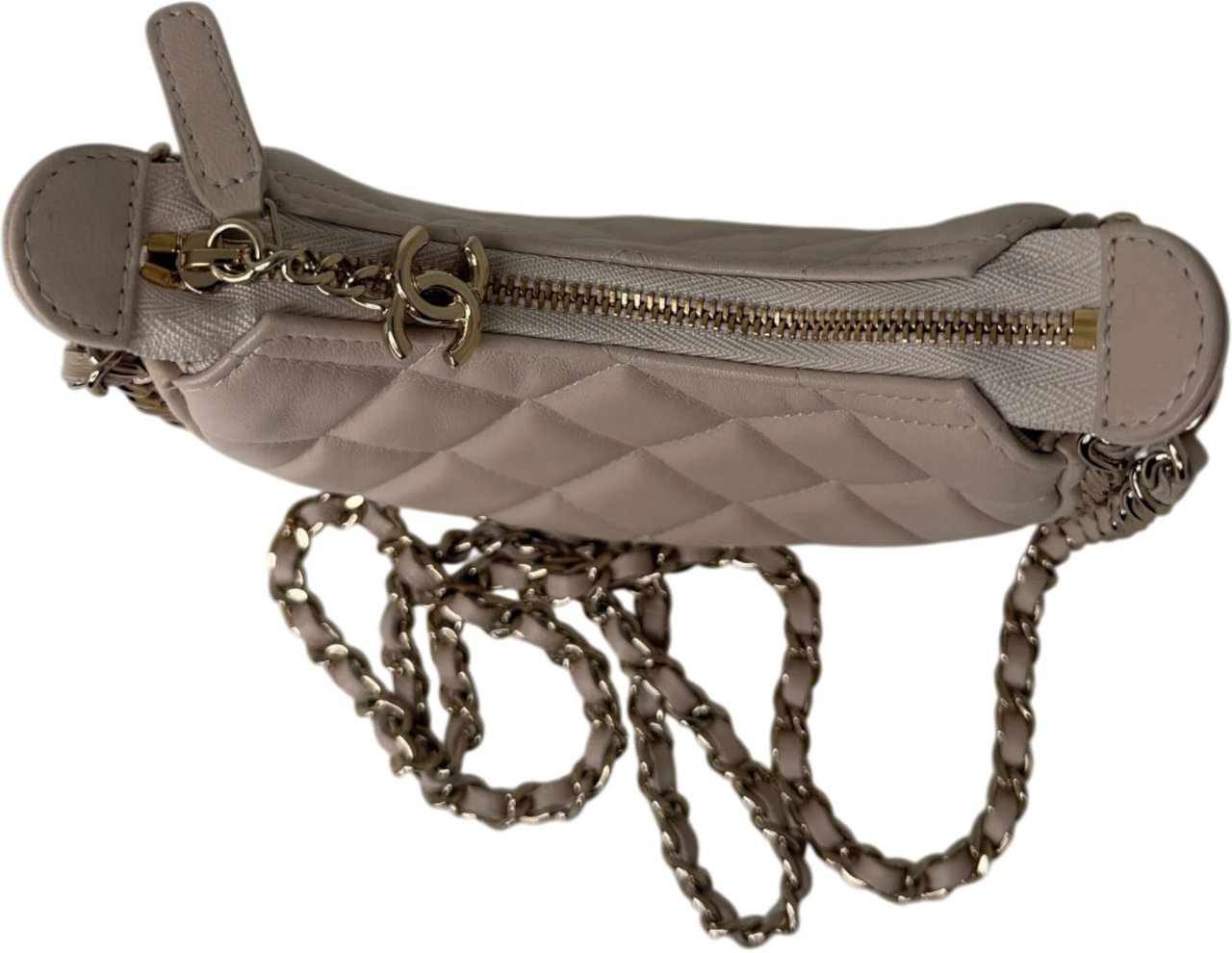 Chanel Hobo Bag Mini light beige Lammleder Beige