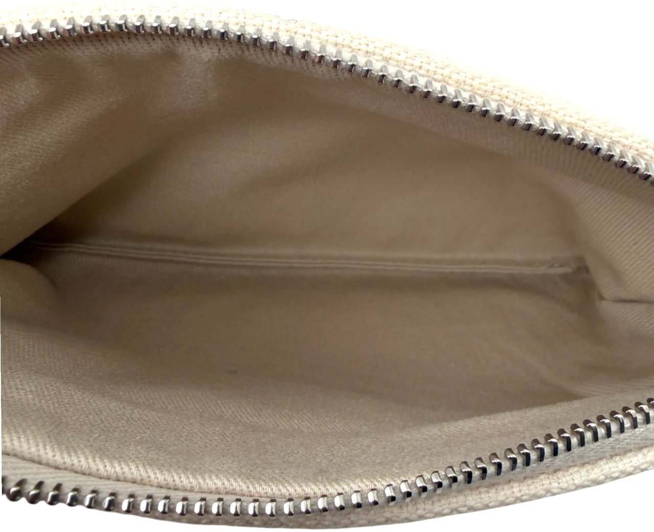 Chanel Deauville mittelgroße Tasche beige silberne Hardware 2022 Beige