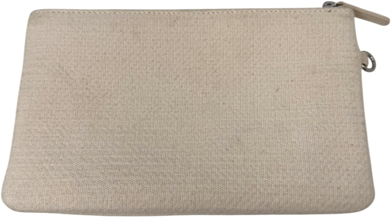 Chanel Deauville mittelgroße Tasche beige silberne Hardware 2022 Beige