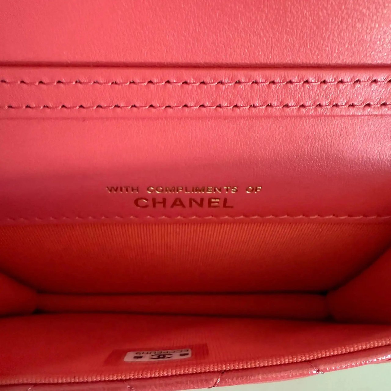 Chanel Mini Wallet on Chain pink apricot rare / unworn Bruin