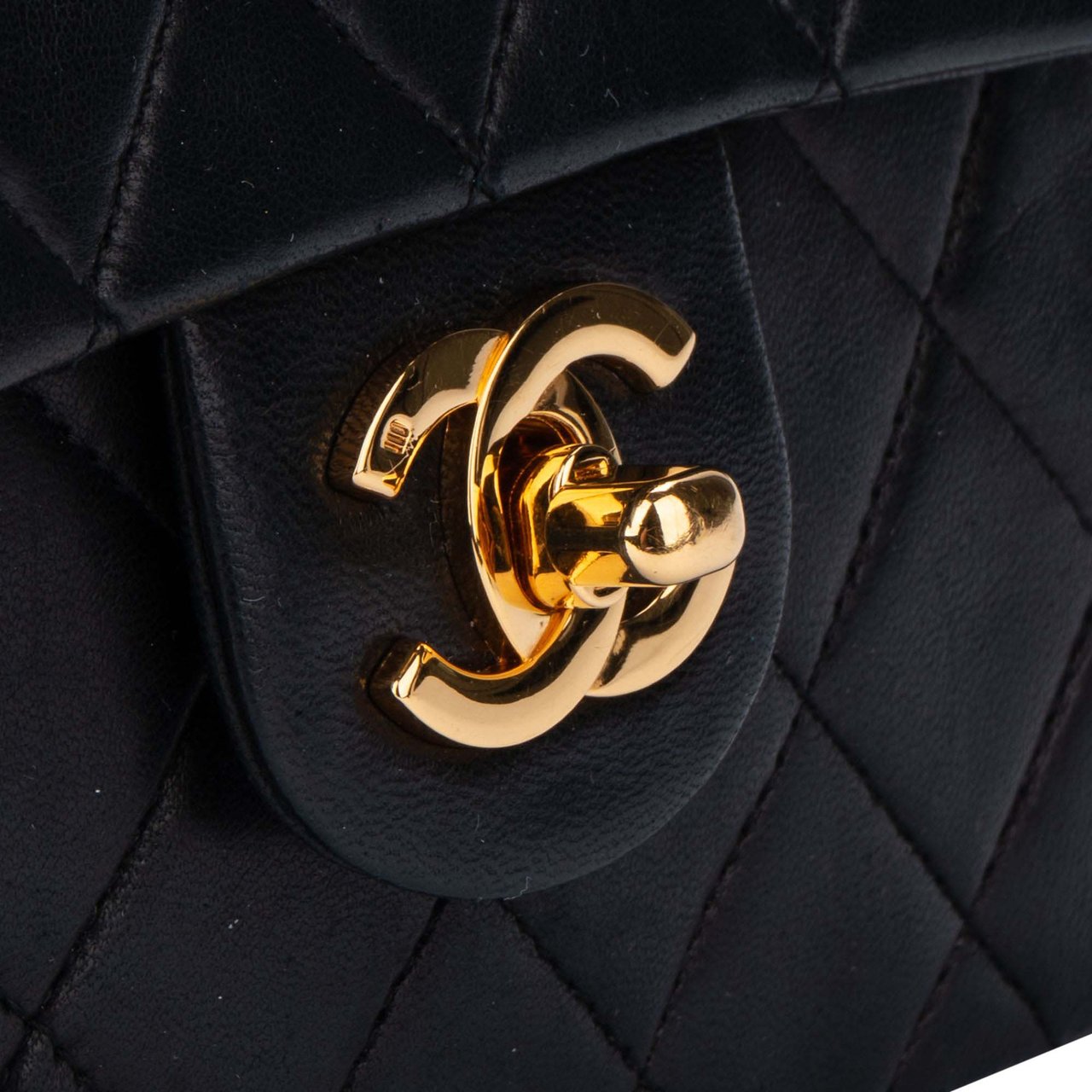 Chanel Chanel Quilted Lambskin 24K Gold Mini Single Flap Crossbody Bag Divers