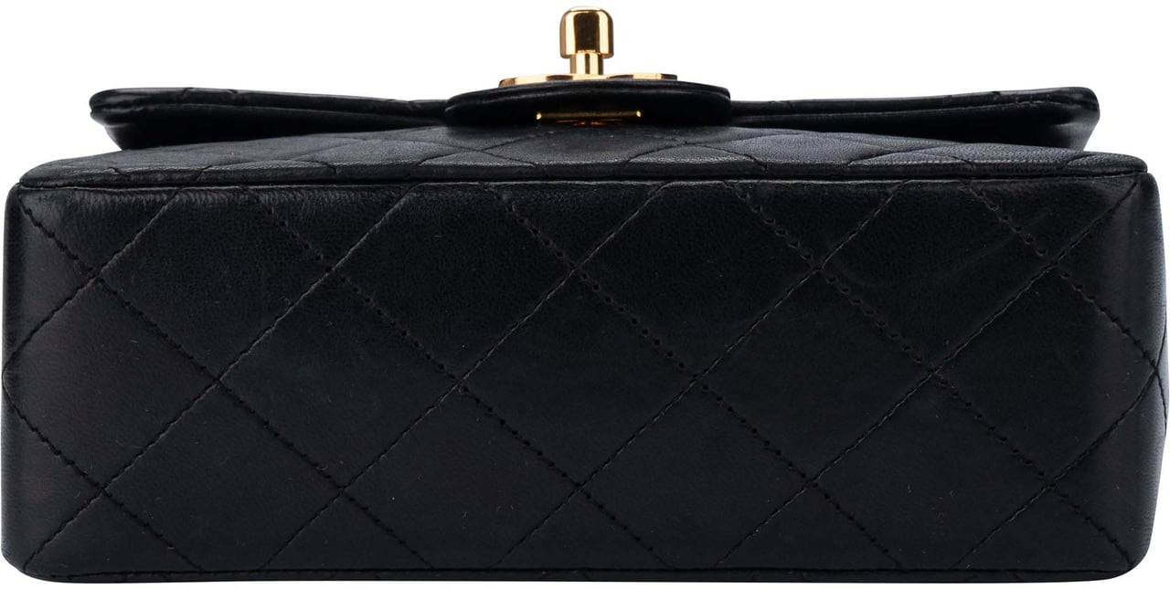 Chanel Chanel Quilted Lambskin 24K Gold Mini Single Flap Crossbody Bag Divers