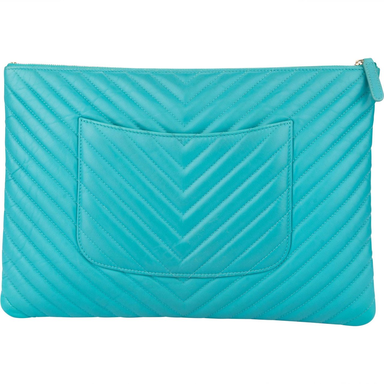 Chanel Chanel Chevron Lambskin CC Clutch Divers