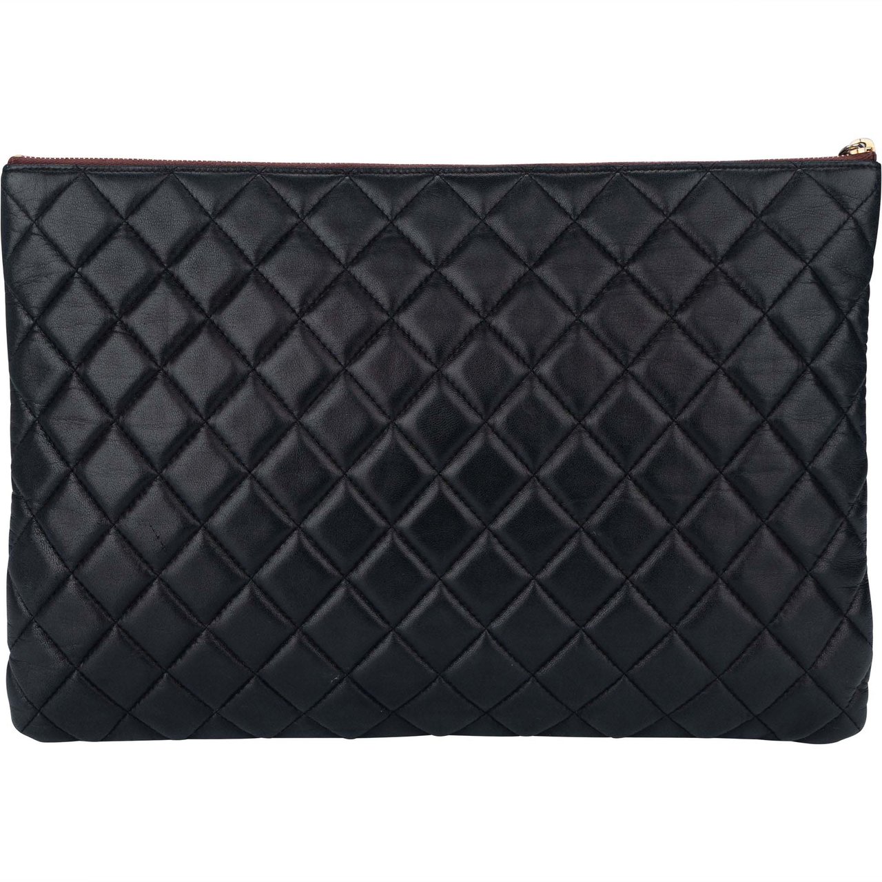 Chanel Chanel Quilted Lambskin CC Clutch Divers